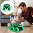 GUIGUZHJ Monstertruck Spielzeugauto, 2 Stück Monster Truck Aufziehauto Kinder Spielzeug, Reibung Zurückziehen, 360° Drehung Trägheit Fahrzeug, Auto Spielzeug für Baby Kinder ab 3 Jahre (Grün & Blau)
