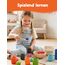 KidMigo Montessori Spielzeug ab 1 2 3 Jahre – Motorikspielzeug Holz mit 12 Bällen & Bechern, Sortierspiel Kinder, Lernspielzeug, Holzspielzeug, Geschenk Mädchen Jungen 2 Jahre