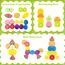 Montessori Spielzeug ab 2 3 4 5 Jahre: Holzspielzeug mit Steckspiel Fädelspiel Bausteinen Motorikspielzeug mit Stapelsteinen Sortierspiel Lernspiele Geschenk für Baby Jungen Mädchen Spielsachen
