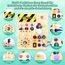 Konijiwa Montessori Busy Board Spielzeug ab 1 Jahr Activity Board Holzspielzeug mit 12 Schalter 24 LED-Leuchten Spielzeug Sensory Learning Toys für 1 2 3 Jahre Jungen Mädchen