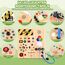 Konijiwa Montessori Spielzeug ab 1 Jahr Busy Board Activity Board Spielzeug ab 2 Jahre Holzspielzeug mit 13 Schalter 24 LED-Leuchten Spielzeug Sensory Learning Toys
