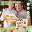 Konijiwa Montessori Spielzeug ab 1 Jahr Busy Board Activity Board Spielzeug ab 2 Jahre Holzspielzeug mit 13 Schalter 24 LED-Leuchten Spielzeug Sensory Learning Toys