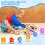 23 in 1 Montessori Spielzeug ab 1 jahr Busy Board Activity Board Spielzeug ab 2 jahre Holzspielzeug mit 15 Schalter, 26 LED-Leuchten ,Spieluhr, Schloss, Schnürsenkeln, Reißverschluss Sensory Spielzeug