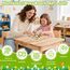Fwiull Montessori Spielzeug ab 1 Jahr,Baby Montessori Busy Board,Activity Board Montessori ab 2 Jahr, Motorikspielzeug mit 29 LED-Lichtschalter Sensory Learning Toys Geeignet für 1 2 3 4 Jahre