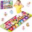 MOMUSE 5-Sprachen Musikmatte (DE/FR/IT/ES/EN), Baby Spielzeug ab 1 Jahr, Multilinguale Klaviermatte mit 9 Tieren, Tragbar, Leicht, Weihnachts-/Geburtstagsgeschenk für Kinder 1 2 3 4 Jahre​​