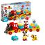 LEGO DUPLO | DisneyMickys und Minnies Geburtstagszug - Spielzeug für Kinder ab 2 Jahren – Lernspielzeug für Kleinkinder mit Zahlenbausteinen & 3 Figuren – Geschenkidee für Jungen & Mädchen - 10941