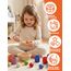 KidMigo Montessori Spielzeug ab 1 2 3 Jahre – Motorikspielzeug Holz mit 12 Bällen & Bechern, Sortierspiel Kinder, Lernspielzeug, Holzspielzeug, Geschenk Mädchen Jungen 2 Jahre