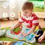 Quiet Book ab 1 Jahr | Stoffbuch für Babys | Filzbuch Montessori | Babybücher aus Weichem Stoff Früh Lernen Lebenskompetenzen Lernspielzeug 3D Filz ab 6 Monate - 5 Jahr Geschenk für Mädchen Jungen