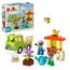 LEGO DUPLO Town Imkerei und Bienenstöcke, Lernspielzeug & DUPLO Bauplatte in Grün, Grundplatte für DUPLO Sets, Konstruktionsspielzeug für Kleinkinder 10980