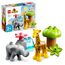 LEGO 10419 DUPLO Town Imkerei und Bienenstöcke, Lernspielzeug für Kleinkinder & DUPLO Wilde Tiere Afrikas, Lernspielzeug für Jungen und Mädchen ab 2 Jahre