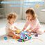 SAIMAND Baby Spielzeug 6-12 Monate – Überraschungs-Entwicklungsbox mit Meerestieren, Rassel & Spiegel, Sensorisches Montessori Lern- und Motorikspielzeug, Geschenke für Kinder 1 2 3 Jahre