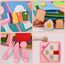 Quiet Book 2 Jahre | Babybücher aus Weichem Stoff Früh Lernen Lebenskompetenzen Lernspielzeug 3D Filz ab 1-6 Jahr Geschenk für Mädchen Jungen