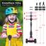 YOLEO 3-in-1 Kinder Roller Scooter mit Abnehmbarem Sitz, PU Räder, Höheverstellbare Lenker für Kleinkinder Jungen Mädchen ab 2 Jahre(Rosa)