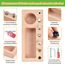 Wooderma Montessori Spielzeug ab 3 4 5 Jahre, Montessori Schraubendreher Brett, Montessori Busy Board, Montessori Schraubbrett, Holzspielzeug Motorikspielzeug Lernspielzeug, Geschenk für Vorschulkind