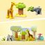 LEGO DUPLO Wilde Tiere Afrikas, Lernspielzeug für Jungen und Mädchen ab 2 Jahre, Spielzeug-Set für Kleinkinder mit Tierfiguren und Spielmatte 10971