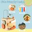 Smartwo Motorikwürfel Montessori Spielzeug ab 1 Jahr, Holzspielzeug Baby ab 18 Monate, 6 in 1 Activity Würfel mit Motorikschleife, Holz Motorikspielzeug 1-2 Jahre, Geschenk für Kleinkinder