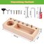 Wooderma Montessori Spielzeug ab 3 4 5 Jahre, Montessori Schraubendreher Brett, Montessori Busy Board, Montessori Schraubbrett, Holzspielzeug Motorikspielzeug Lernspielzeug, Geschenk für Vorschulkind