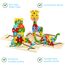 Holzpuzzle für Kleinkinder von 1-3 Jahren, Montessori-Spielzeug für Kinder ab 2 Jahren, lernendes pädagogisches Holzpuzzle-Spielzeug, Geschenk für 1 2 3 jährige Jungen und Mädchen - 4er-Pack