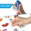 Elfew 6 Stück 3D Wiederverwendbare Stickerbücher für Kinder 2-4 Jährige, Aufkleber für Kinder, Stickerbuch ab 2 Jahre Jungen, Mädchen Geschenk, Kleinkinder Geburtstag Party Zubehör