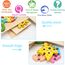 Holzpuzzle für Kleinkinder von 1-3 Jahren, Montessori-Spielzeug für Kinder ab 2 Jahren, lernendes pädagogisches Holzpuzzle-Spielzeug, Geschenk für 1 2 3 jährige Jungen und Mädchen - 4er-Pack