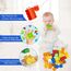 shineFinder Großen bausteine Set, Kompatibel mit Duplo Steine | Lernspielzeug mit Steinebox+ 2 Grundplatten | Kreatives Bauset Geschenk für Jungen Mädchen ab 3 Jahren