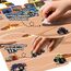 Elfew 6 Stück Fahrzeuge 3D Wiederverwendbare Stickerbuch für Kinder Junge 2-4 Jährige, über 300+ Aufkleber, Puffy Stickerbuch ab 4 Jahren, PVC Material, Kleinkinder Geburtstag Party Zubehör