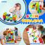 W Wise Block Magnetische Bauklötze Spielzeug 131 Stück mit 2 Autos, STEM Magnetische Bausteinspielzeug für Kleinkinder Kinder Junge Mädch 3 4 5 6 7 8 Jahre
