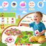 Montessori Spielzeug ab 2 1 3 Jahre: Geschenk Mädchen 1-3 Jahre Junge Fädelspiel Bauernhof Motorikspielzeug für Kinderspielzeug ab 2-3 Jahr Mädchen Holzspielzeug Lernkarten für Kleinkinder ab 2 Jahren