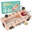Wooderma Montessori Spielzeug ab 3 4 5 Jahre, Holz Schraubbrett, Busy Board Holzspielzeug, Schraubendreher Brett, Lernspielzeug, Kinderspielzeug, Motorikspielzeug, Geschenk für Mädchen Jungen