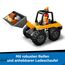 LEGO City Radlader - Spielzeugbagger für Kleinkinder, Mädchen und Jungen ab 4 Jahren - Fahrzeug Spielset - Montessori Geschenkideen für die Vorschule - Set mit 2 Bauarbeiter Minifiguren 60450
