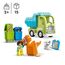LEGO 10994 DUPLO 3-in-1-Familienhaus, Puppenhaus aus Bausteinen mit Push&Go Auto & 10987 DUPLO Recycling-LKW Müllwagen-Spielzeug, Lern- und Farbsortier-Spielzeug