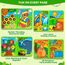 Quanquer Animals Busy Board Spielzeug ab 1 2 3 Jahre - Montessori Busy Book für Frühe Bildung Auto & Flugzeug Fahrten - Geburtstag Feiertag Ostern Kindertag Geschenke für Kleinkinder mit Geschenkbox