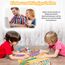 Elfew 6 Stück 3D Wiederverwendbare Stickerbücher für Kinder 2-4 Jährige, Aufkleber für Kinder, Stickerbuch ab 2 Jahre Jungen, Mädchen Geschenk, Kleinkinder Geburtstag Party Zubehör