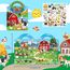 Elfew 6 Stück 3D Wiederverwendbare Stickerbücher für Kinder 2-4 Jährige, Aufkleber für Kinder, Stickerbuch ab 2 Jahre Jungen, Mädchen Geschenk, Kleinkinder Geburtstag Party Zubehör
