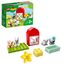 LEGO 10949 DUPLO Tierpflege auf dem Bauernhof Spielzeug für Kleinkinder ab 2 Jahren mit Figuren: Ente, Schwein, Schaf und Katze