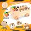 Wooderma Montessori Schraubendreherbrett | Montessori Schraubbrett Spielzeug ab 3 4 5 Jahre | Lernspielzeug Busy Board | Activity Board Motorikboard | Motorikspielzeug Holzspielzeug für Kleinkinder