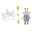 Lena 42666 - Premium Bastelkoffer Gold und Silber mit 1500 Teile, Bastelmaterial mit Glitzer-Moosgummi, Metallic-Papier, Perlen, Edelsteine, Blattgold, Pompon und mehr, für Kinder ab 5 Jahre, Mittel