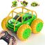 MaxTronic Direktladung Ferngesteuertes Auto, Stunt 360° Flips Drehbar Kinder ab 3 Jahre, Wasserdichter RC Monstertruck Offroad Pool Strand Spielzeug, Coolem Licht, Geschenk für Mädchen Jungen