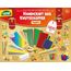 Lena 42663 Premium XXL Bastelkoffer mit 1300 Teile, Material zum Basteln, mit Moosgummi, Buntpapier, Perlen, Blumen, Pompon, Bänder, Knöpfe, Kulleraugen und vielem mehr, für Kinder ab 5 Jahre, Mittel