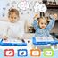 AiTuiTui Dinosaurier Maltafel Zaubertafel mit Beinen Kinderspiele Geschenk Mädchen Jungen, Bunt Magnetische Zeichenbrett Lernspielzeug ab 3-7 Jahre, Magnettafel Reisegröße Kinder Spielzeug