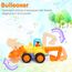 TINOTEEN Baby Spielzeugauto Spielsachen Baufahrzeuge Push and Go Reibungsgetriebenes Auto Spielzeug für 1 2 3 Jahr Kinder Kleinkinder