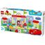 LEGO DUPLO Peppa Pig Supermarkt – Lernspielzeug zur Förderung der Feinmotorik für Mädchen & Jungen ab 2 Jahren – inkl. Geschäft mit Auto und 4 Figuren – Geschenkidee für Kleinkinder – 10434