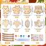 Aragallant 40STK Herbst Basteln fur Kinder, Holz Bastelset Herbst, Mit 4 Stilen Herbst Blätter Deko und Tier Deko, DIY Holz Fensterbilder Basteln für Kinder, Geschenke für Mädchen Jungen Kleinkinder