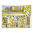 Lena 42666 - Premium Bastelkoffer Gold und Silber mit 1500 Teile, Bastelmaterial mit Glitzer-Moosgummi, Metallic-Papier, Perlen, Edelsteine, Blattgold, Pompon und mehr, für Kinder ab 5 Jahre, Mittel