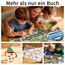 Elfew 2 Stück 3D Stickerbuch Wiederverwendbar für 2-4 Jährige, Puffy Sticker Kinder für Mädchen Jungen, 100+ Puffy Aufkleber Fahrzeuge und Bagger Kinder 2 Jahre, Geschenk 2 Jahre Junge