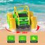 MaxTronic Direktladung Ferngesteuertes Auto, Stunt 360° Flips Drehbar Kinder ab 3 Jahre, Wasserdichter RC Monstertruck Offroad Pool Strand Spielzeug, Coolem Licht, Geschenk für Mädchen Jungen