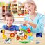 Atoylink Montessori Holzspielzeug ab 2 3 4 5 Jahren Stapelspiel Stapelspielzeug Tiere zum Stapeln Bausteine Balancespiel Holz Motorikspielzeug Feinmotorik Lernspielzeug Geschenke für Baby Kleinkinder