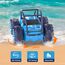 MaxTronic Direktladung Ferngesteuertes Auto mit LED Licht, Amphibien Wasserdichter RC Stunt Auto 360° Flips, 4WD 15KM/H Offroad 2.4G MonsterTruck Spielzeug Mädche Jungen für Kinder ab 3 Jahren