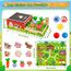 Montessori Spielzeug ab 1 2 Jahr: Geschenk Junge Mädchen 1-2 Jahre Kinderspielzeug Motorikwürfel Holzspielzeug Farmspiel mit Karte Karotten Steckspiel Lernspiel Kleinkinder ab 12 Monate Activity Spiel