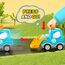 Spielzeugautos zum Zurückziehen für Kleinkinder, Autospielzeug für 1 jährige Jungen, 6 teiliges Autospielzeug, mit Spielmatten Aufbewahrung Spielzeugautos, Geschenke für 1 2 3 jährige Jungen Mädchen
